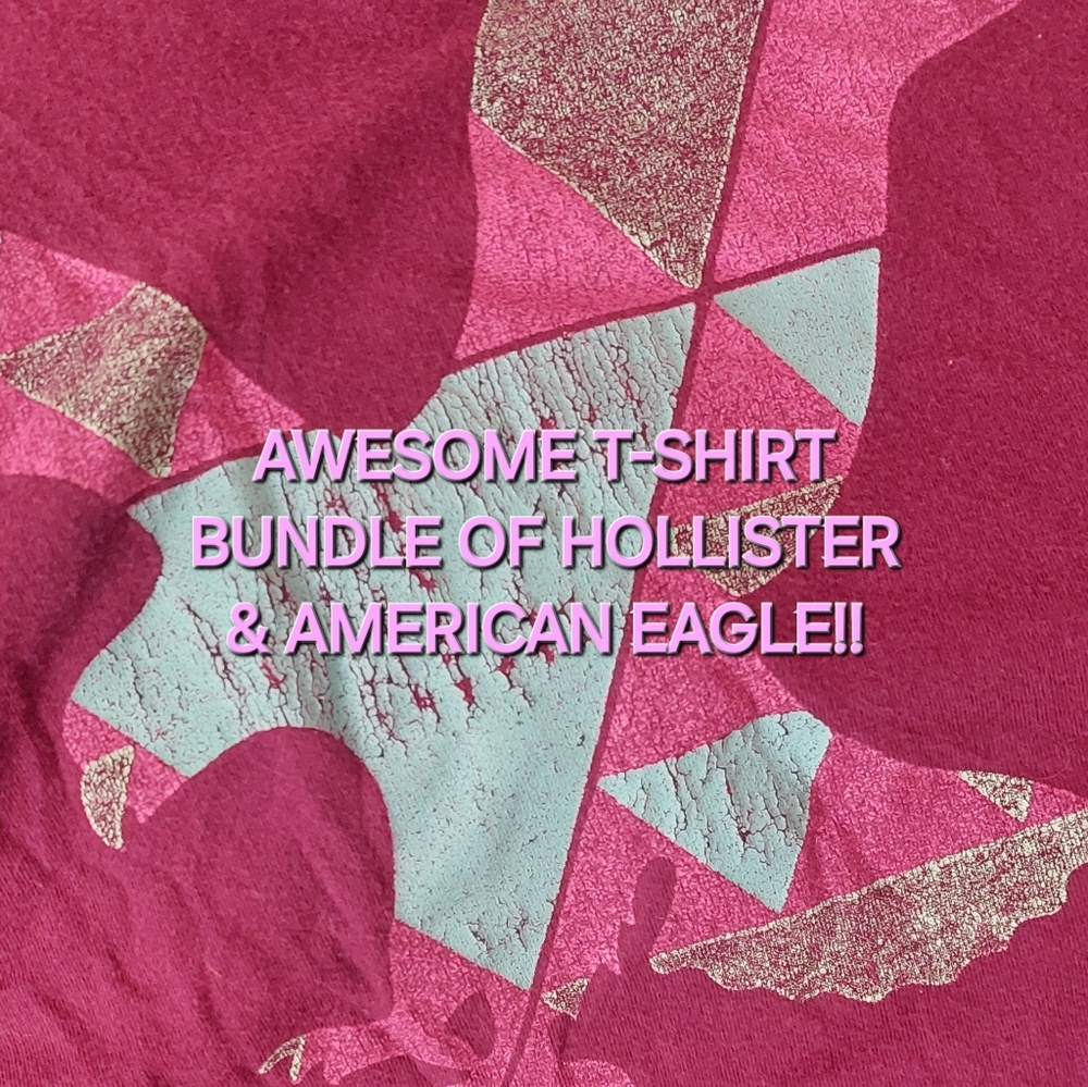 Surprise Bundle of Hollister & American Eagle Shirts